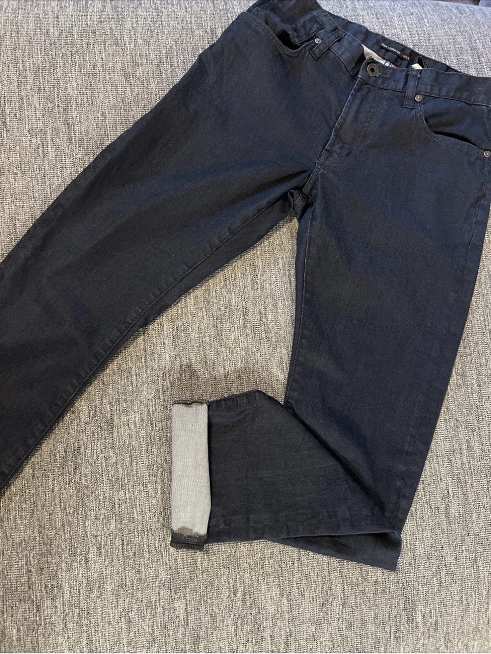 John Varvatos Star USA Dark Blue Bowery Slim Straight Denim Jeans Sz 28 Reg